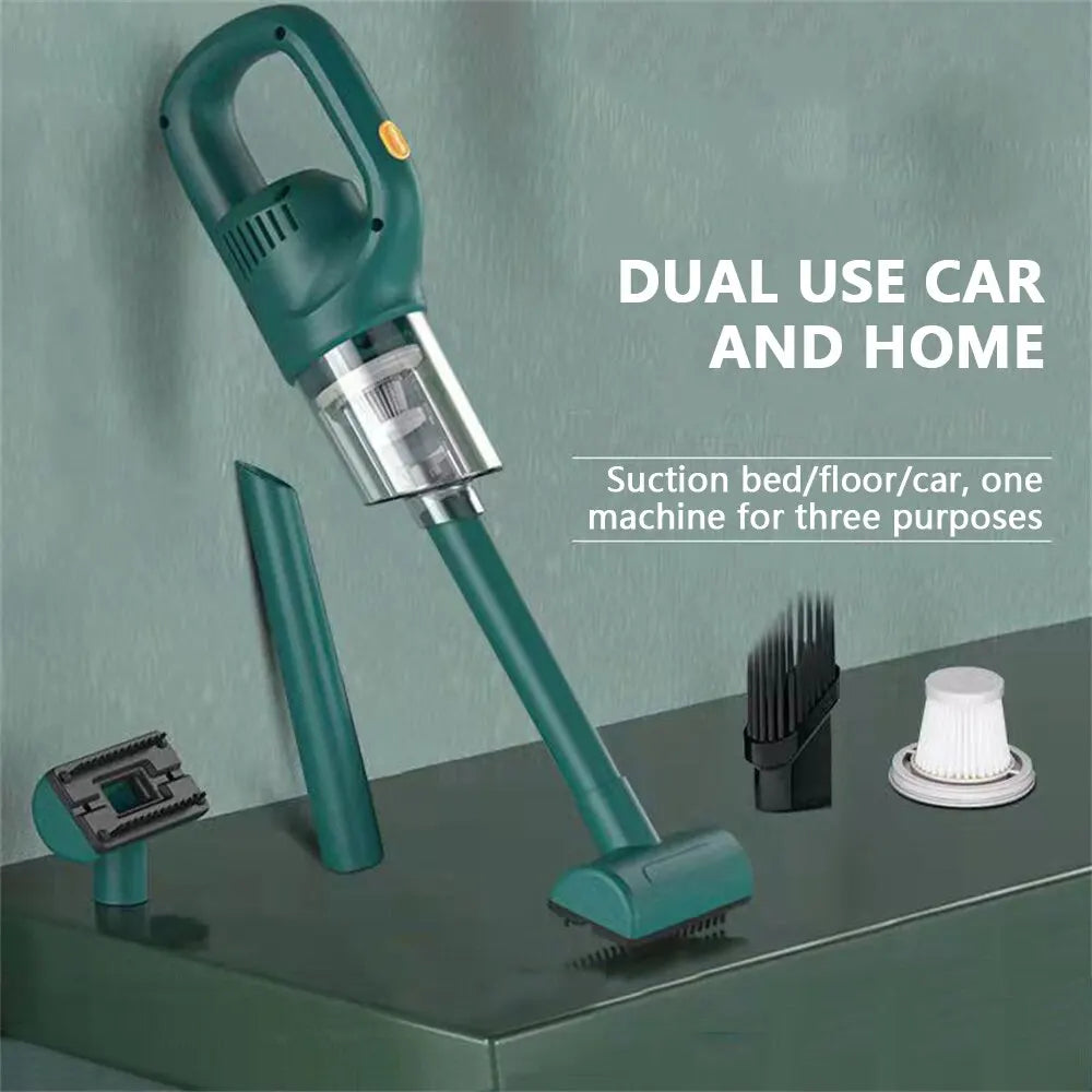 Handheld vacuum cleaning car seat
